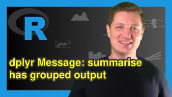 R dplyr Message: `summarise()` has grouped output by ‘X’. You can override using the `.groups` argument.