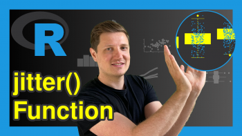 The jitter R Function | 3 Example Codes (Basic Application & Boxplot Visualization)