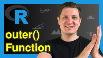 R outer Function | 4 Example Codes (Basic Application & User Defined)