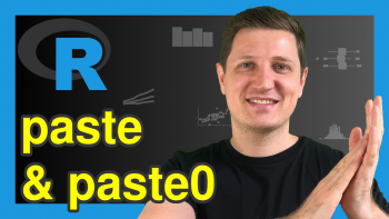paste & paste0 R Functions (4 Examples)