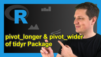pivot_longer & pivot_wider Functions of tidyr Package in R (2 Examples)