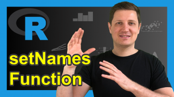 setNames vs. setnames in R (+ Examples) | stats & data.table Package