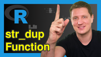 str_dup Function in R (stringr Package)