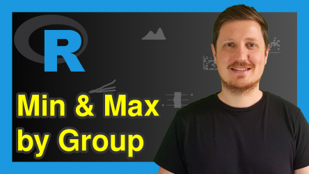 Calculate Min & Max by Group in R (4 Examples)