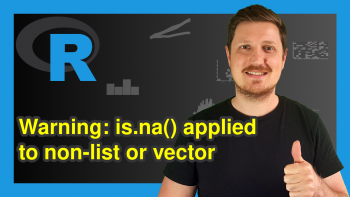 R Warning message : is.na() applied to non-(list or vector) of type ‘closure’