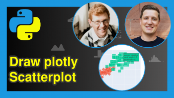 How to Draw a plotly Scatterplot in Python (Example)