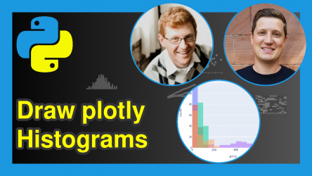 How to Draw Histograms with plotly in Python (Example)