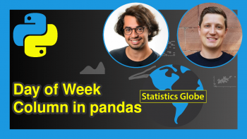Create Day of Week Column in pandas DataFrame in Python (Example)