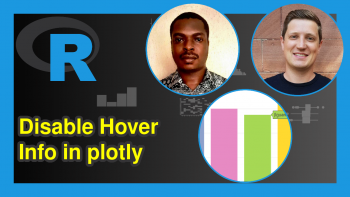 Disable Hover Information in plotly Using R (Example)