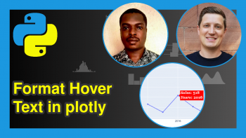 Format Hover Text of plotly Graph in Python (Example)