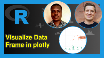 How to Visualize a Data Frame in a plotly Graph in R (Example)