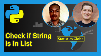 How to Check if String Exists in List in Python (3 Examples)