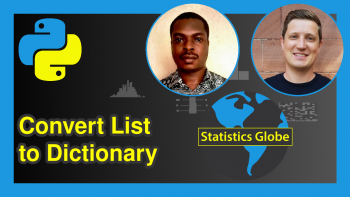 Convert List to Dictionary in Python (3 Examples)