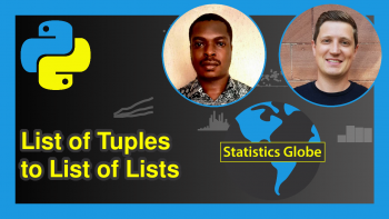Convert List of Tuples to List of Lists in Python (3 Examples)