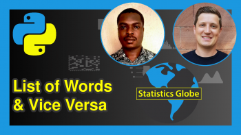Convert Sentence into List of Words & Vice Versa in Python (6 Examples)