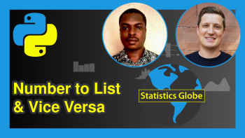Convert Number to List & Vice Versa in Python (Examples)