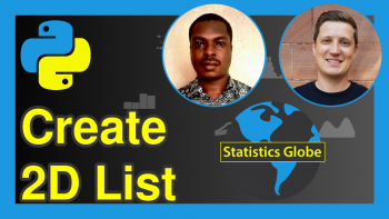 Create 2D List in Python (2 Examples)