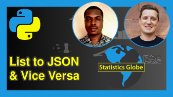 Convert List to JSON Object & Vice Versa in Python (Examples)