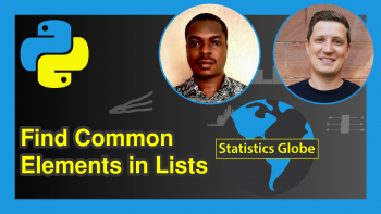 Find Common Elements in Three Lists in Python (3 Examples)