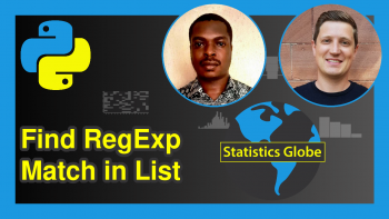 Find Regular Expression Match in List in Python (3 Examples)