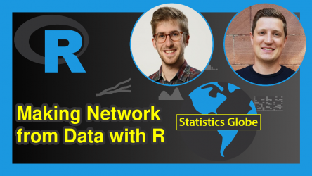 Making Network from Data with R (Example)