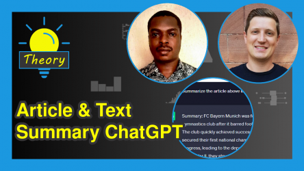 Article & Text Summary Using ChatGPT (2 Examples)