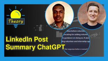 LinkedIn Post Summary Using ChatGPT (2 Examples)
