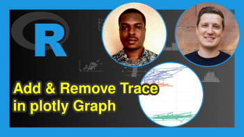 Add & Remove Trace in plotly Graph in R (3 Examples)
