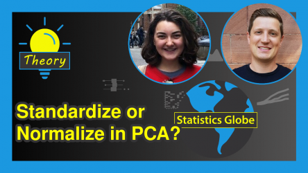 Standardization vs. Normalization of PCA Data (2 Examples)