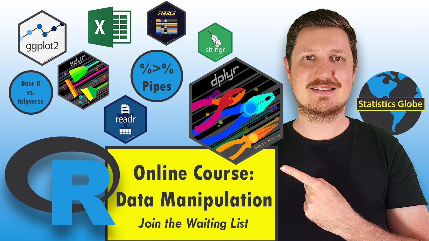 Online Course: Data Manipulation in R Using dplyr & the tidyverse
