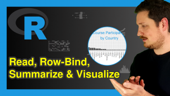Read, Row-Bind, Summarize & Visualize Multiple Data Sets in R (4 Examples)